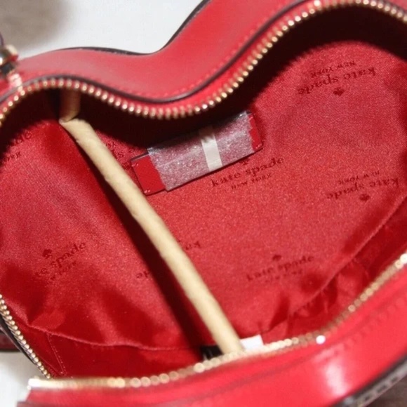 NWT Kate Spade 3D heart bag Valentines Day Gift - Picture 7 of 11